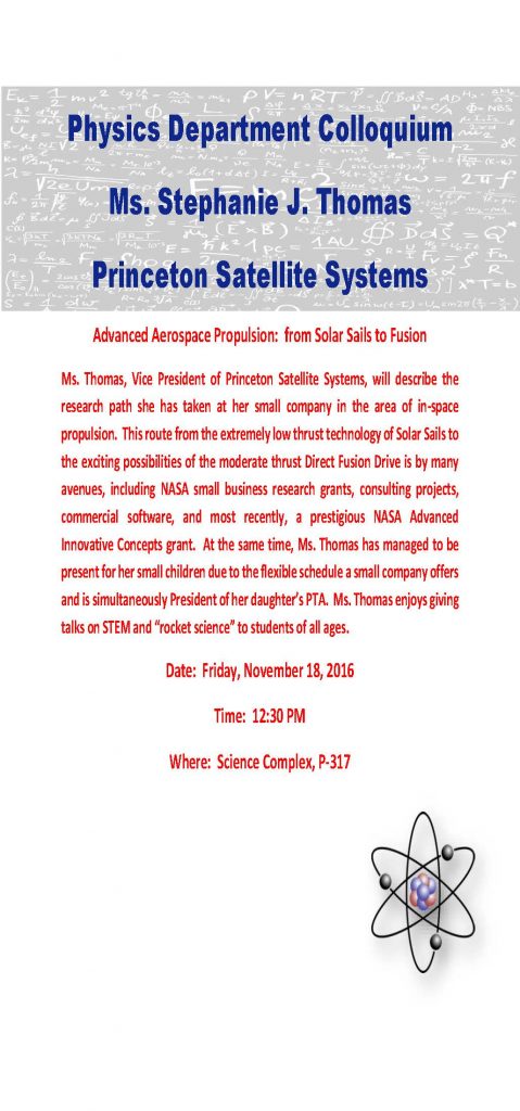Physics_Guest_Speaker.Flyer Stephanie Thomas