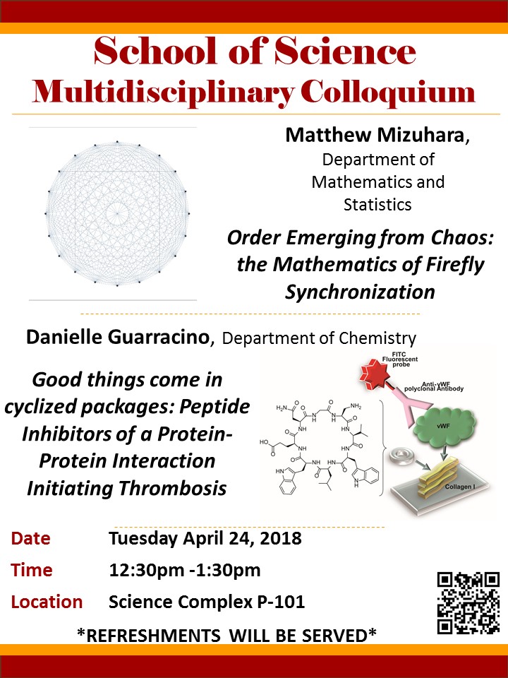 School Of Science Faculty Research Colloquium April 24 18 School Of Science