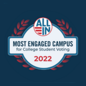 TCNJ recognized as a 2022 ALL IN Most Engaged Campus for college student voting 